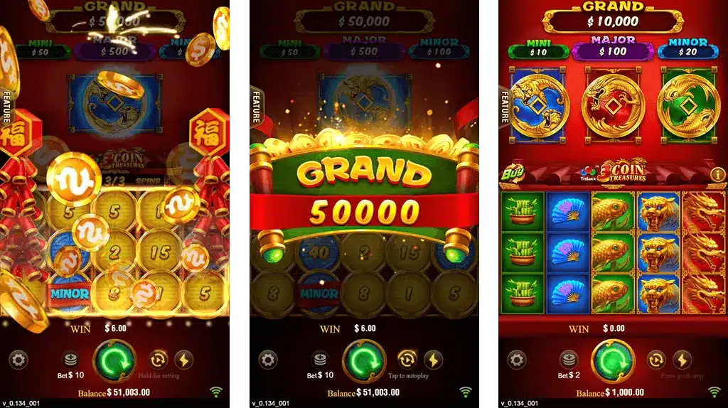 3 Coins 9Winzonline Bonus